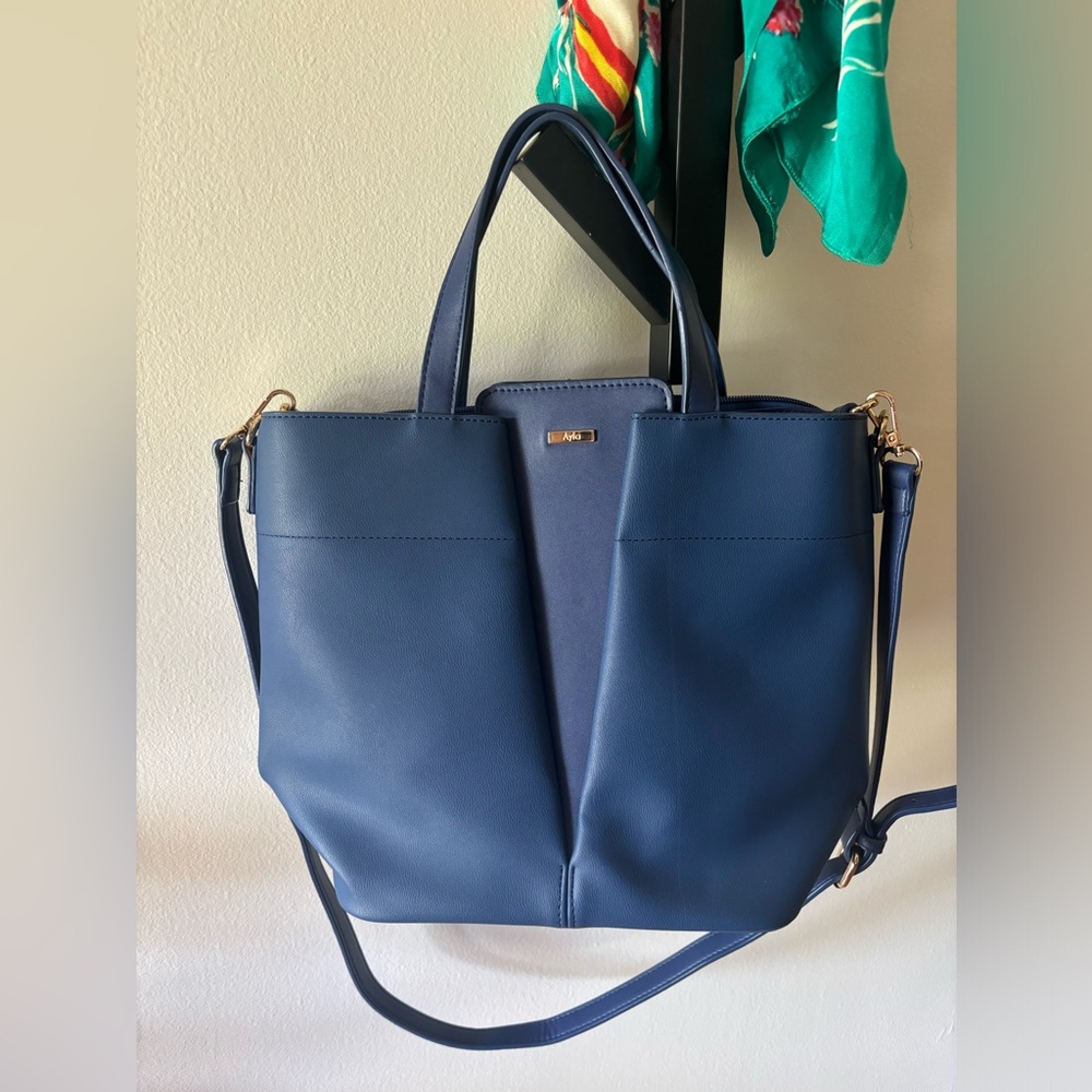 Ayla- Blue Shoulder/ Hand Bag- NWOTB- With Dual Purpose.NWOT